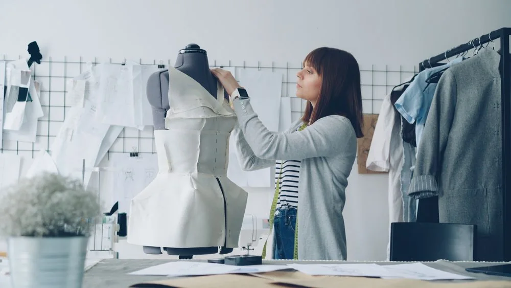 Traje em manequim